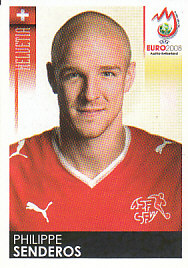 Philippe Senderos Switzerland samolepka EURO 2008 #54